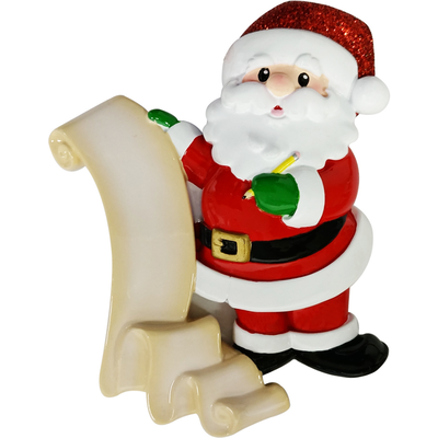 Santa's List Personalised Christmas Decoration